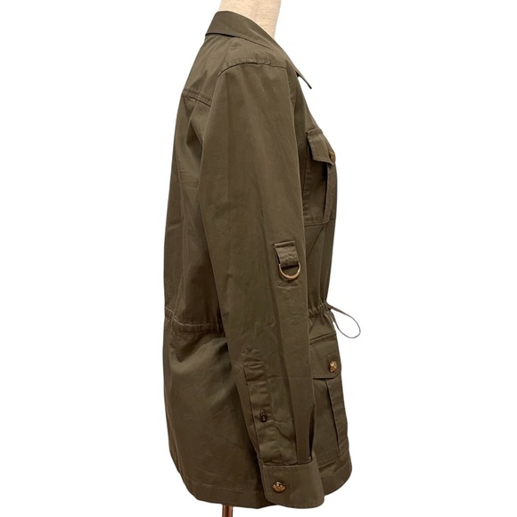 Ralph Lauren Olive embroidered Collared Utility Jacket with patches 6 M - Picture 3 of 6